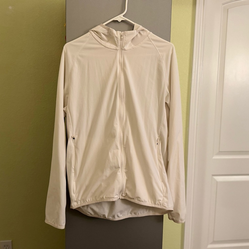Uniqlo Cream Utility Jacket Lightweight Minimalist Design
